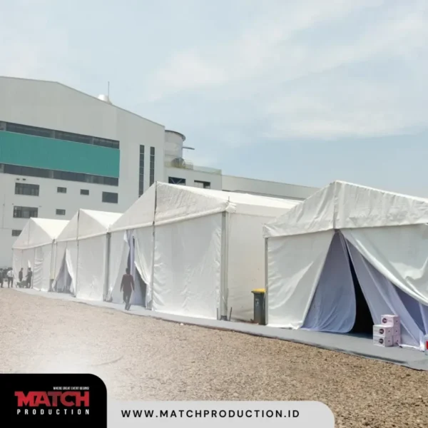 Tenda Roder Putih dari Match Production