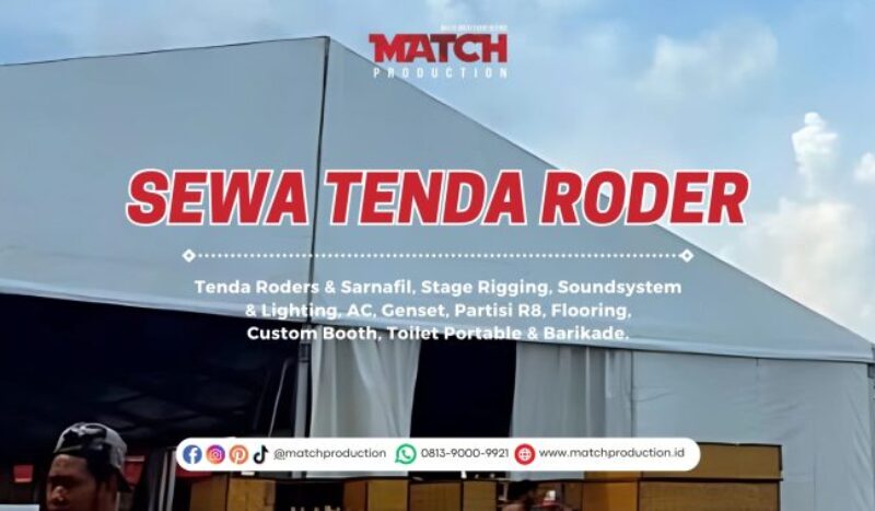 Dasbor Akun Sewa Alat Event dan Sewa Tenda Roder Semarang dari Match Production